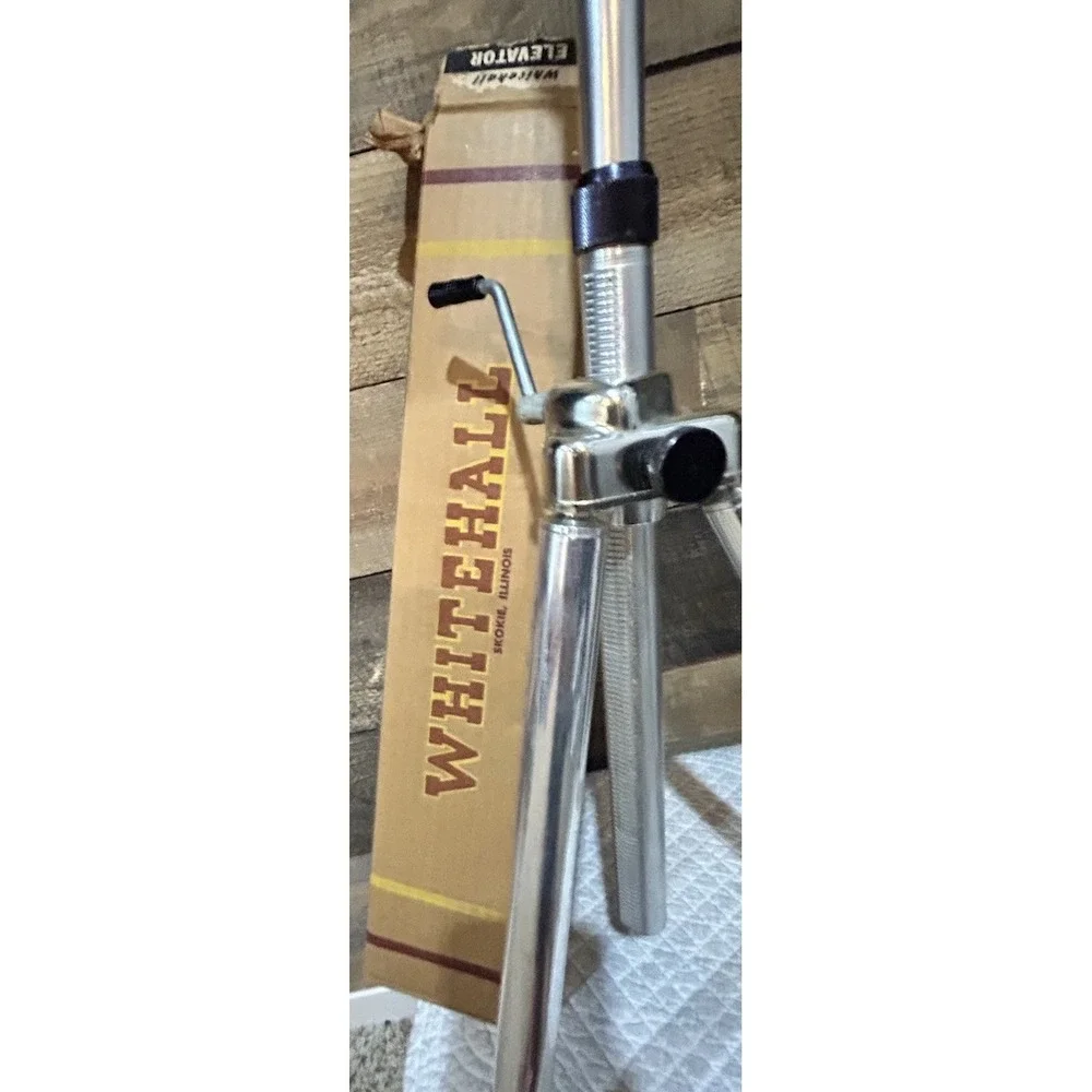 Vintage Whitehall Elevator Travelite Camera Tripod w/Dualok Mount Original Box